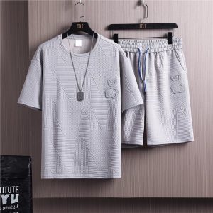 🔥 Men’s Korean Style Summer Set (2024 New)Lightweight • Breathable Polyester • Trendy Summer Outfit